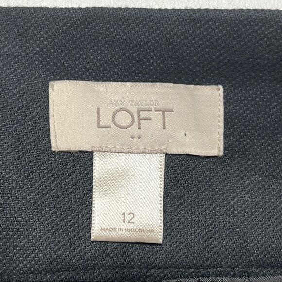 Loft | Brown/Black Lined Mini Skirt - Picture 2 of 5